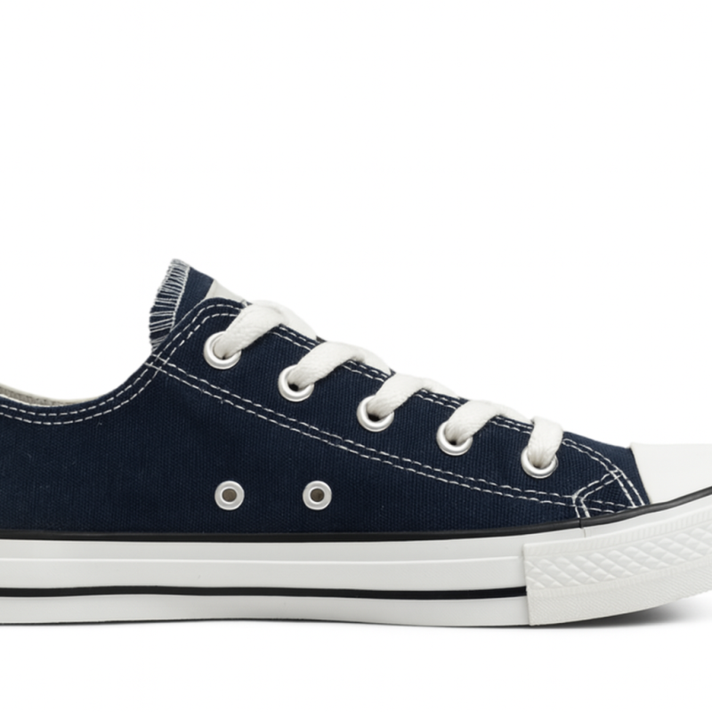 K7 Star Canvas Low Sneaker –Navy (Unisex)