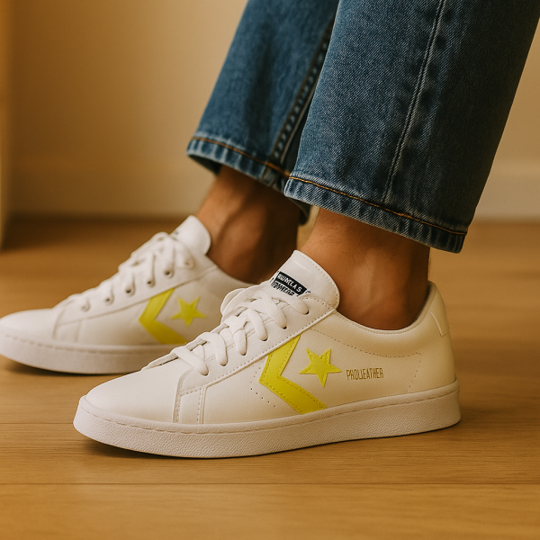 Alternative view of Converse Pro Leather OX – White Lemon-White