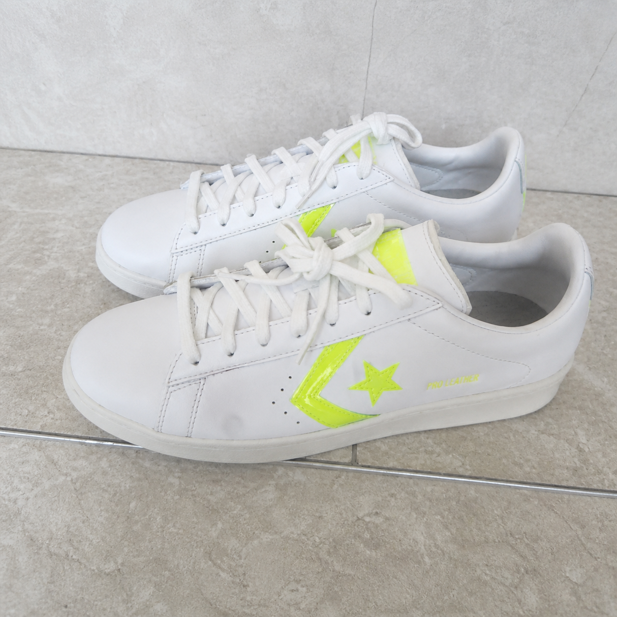 Converse Pro Leather OX White Lemon – UK 10 (Last Pair | Slight Mark | No Returns) - Image 7