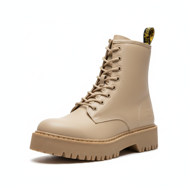 Soviet Zoe DK Ladies Leather Boot – Nude Mono