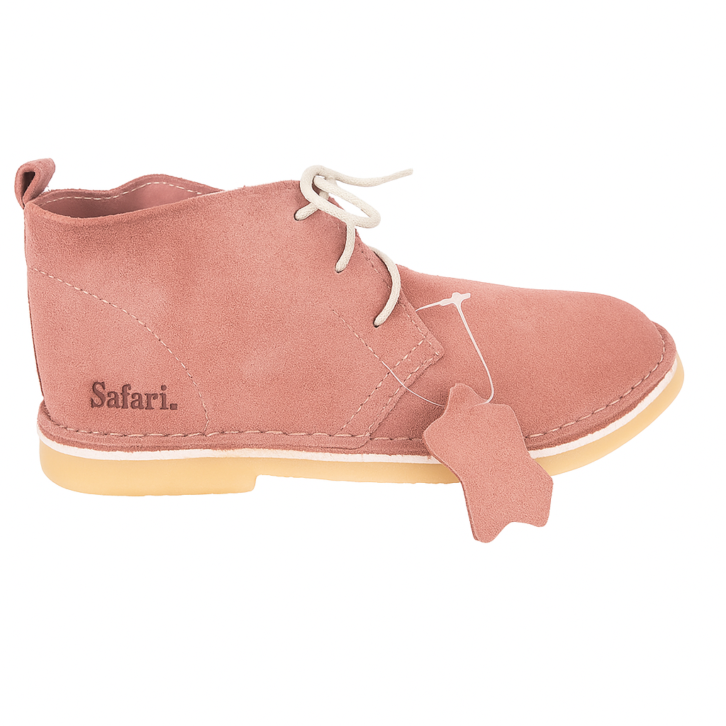 Safari Suede Kids Boot – Pink - Image 4
