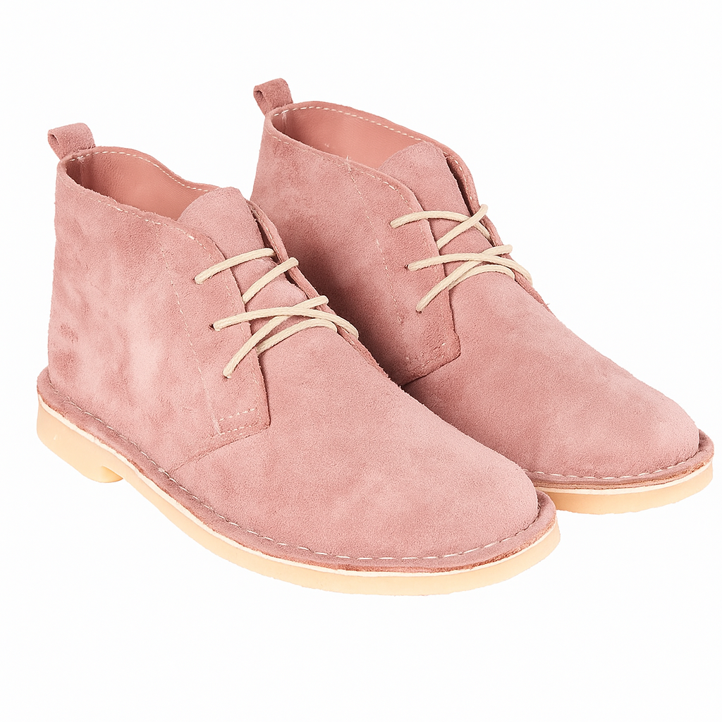 Safari Suede Kids Boot – Pink