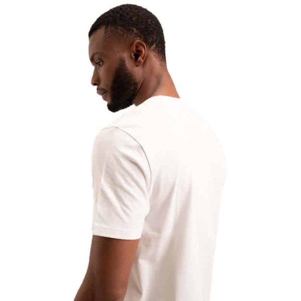 Polo Print Flock Tee White - Image 3