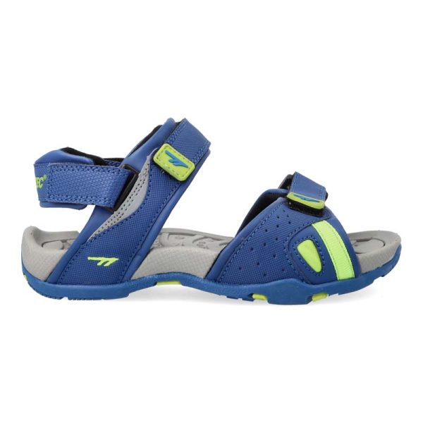 Hi-Tec Ula Jnr Blue Lime Kids Sandals – Summer Collection
