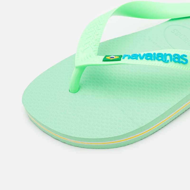 Havaianas Brazil Logo Green Garden (Kids Footwear) - Image 3