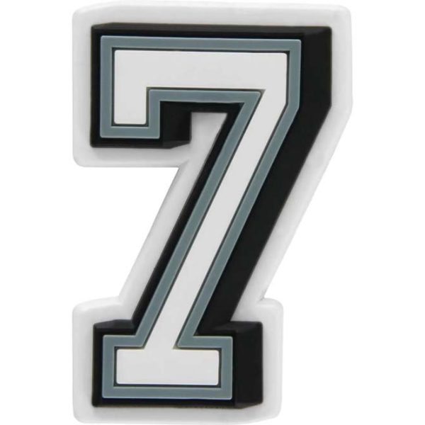 Jibbitz B&W Number 7