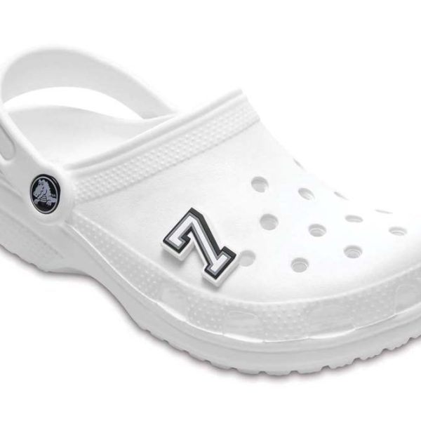 Alternative view of Jibbitz B&W Number 7