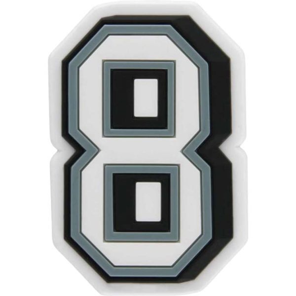 Jibbitz B&W Number 8