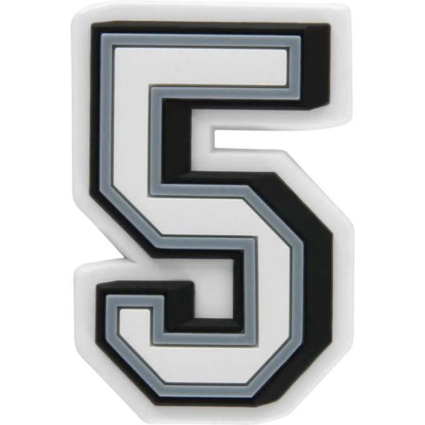 Jibbitz B&W Number 5