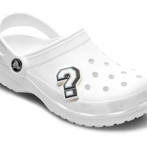 Alternative view of Jibbitz Question Mark