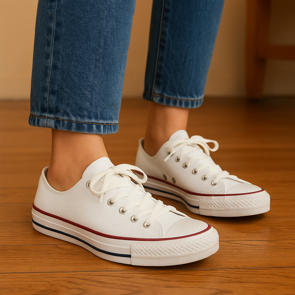 All Star LW1 Canvas Unisex All Star Lo White - Image 2