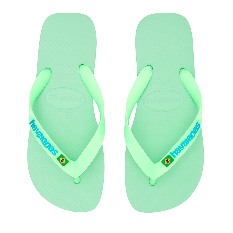 Alternative view of Havaianas Brazil Logo Green Garden (Kids Footwear)