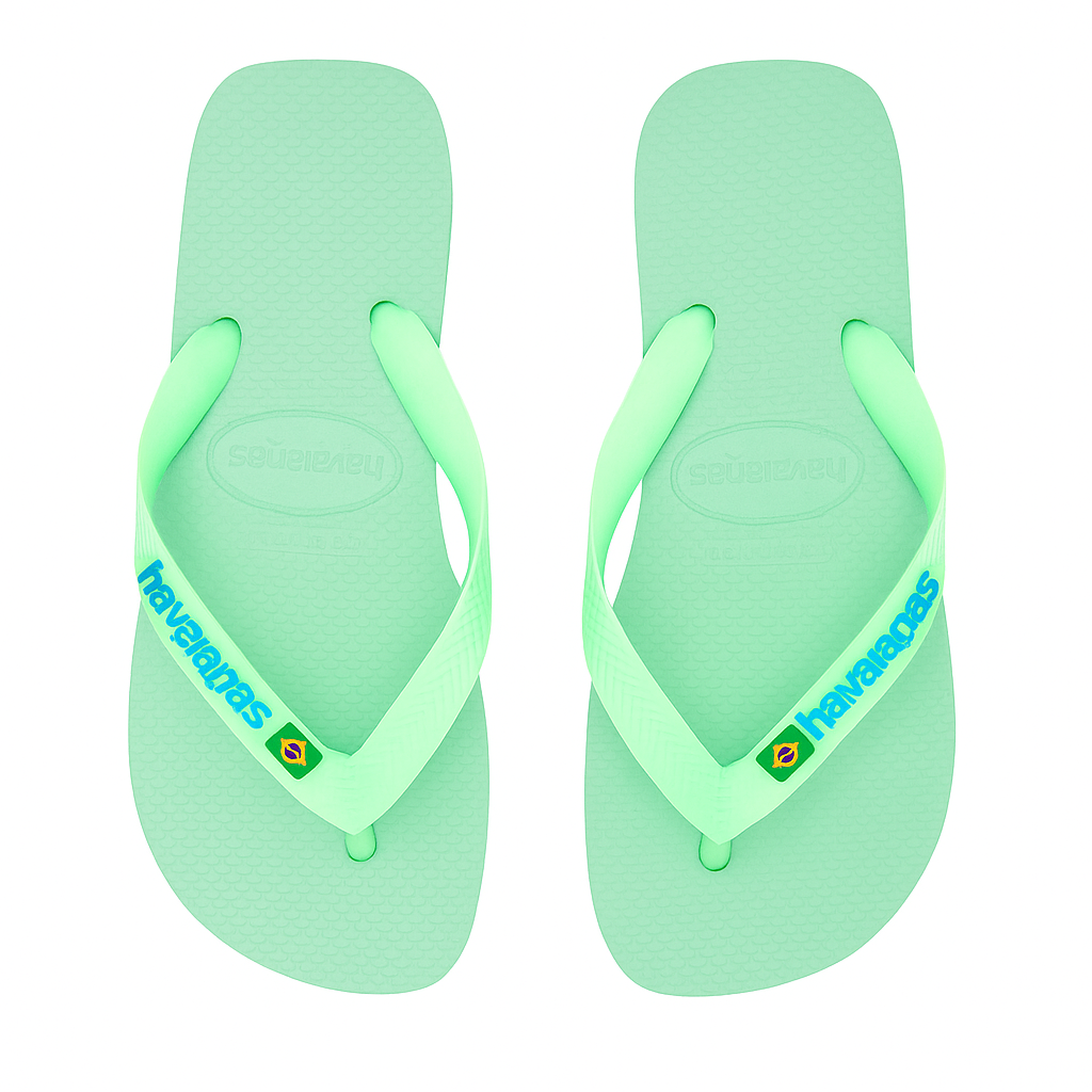 Havaianas Brazil Logo Green Garden (Kids Footwear) - Image 2