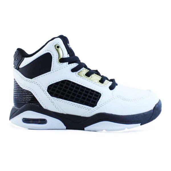 Shaq Bankshot White Black Gold (Kids)