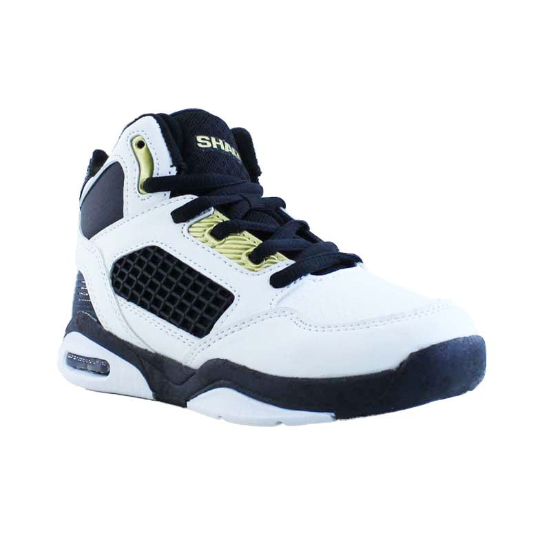Shaq Bankshot White Black Gold (Kids) - Image 2