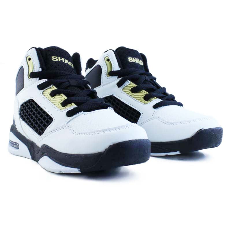 Shaq Bankshot White Black Gold (Kids) - Image 6