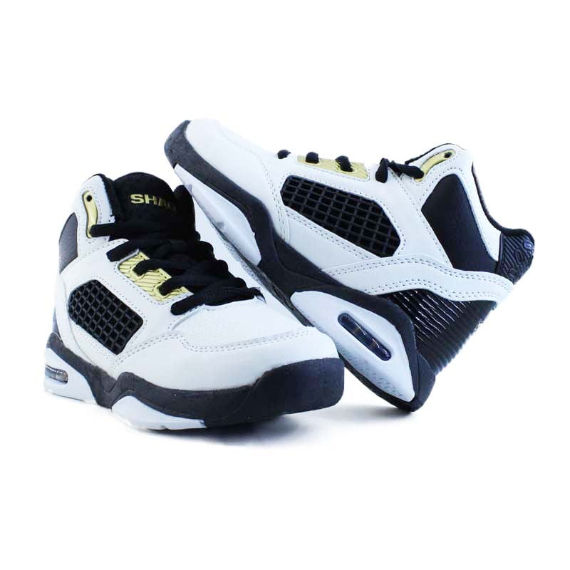 Shaq Bankshot White Black Gold (Kids) - Image 8