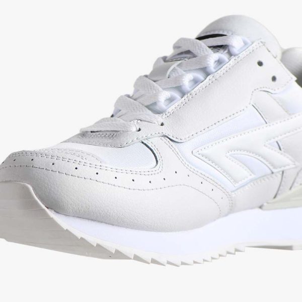 Hi-Tec Silver Shadow Men’s Sneakers – White on White - Image 3
