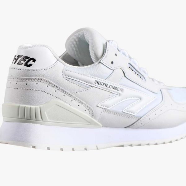 Hi-Tec Silver Shadow Men’s Sneakers – White on White - Image 4