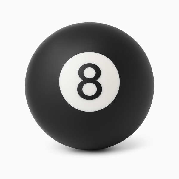 Alternative view of Jibbitz Eight Ball