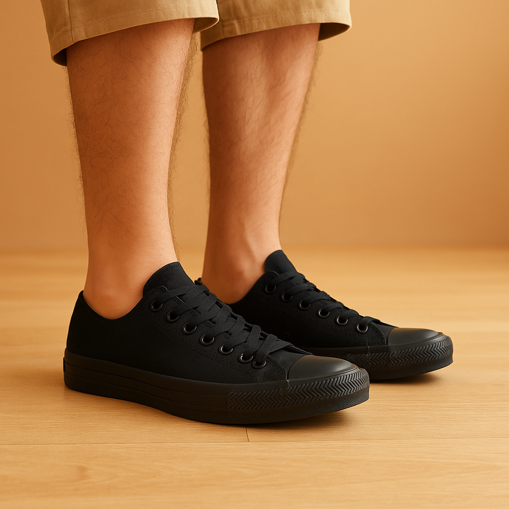 Converse All Star Lo Black Mono - Image 2