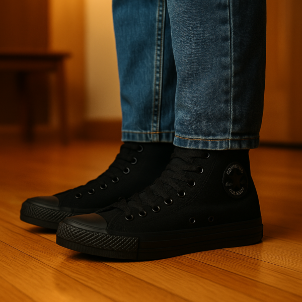 Alternative view of Converse Chuck Taylor All Star High Top – Black Mono