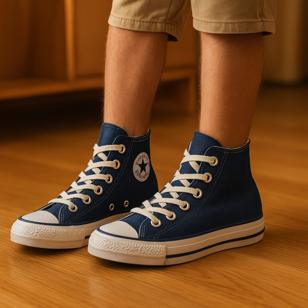 Alternative view of Converse Chuck Taylor Navy High-Top Sneakers