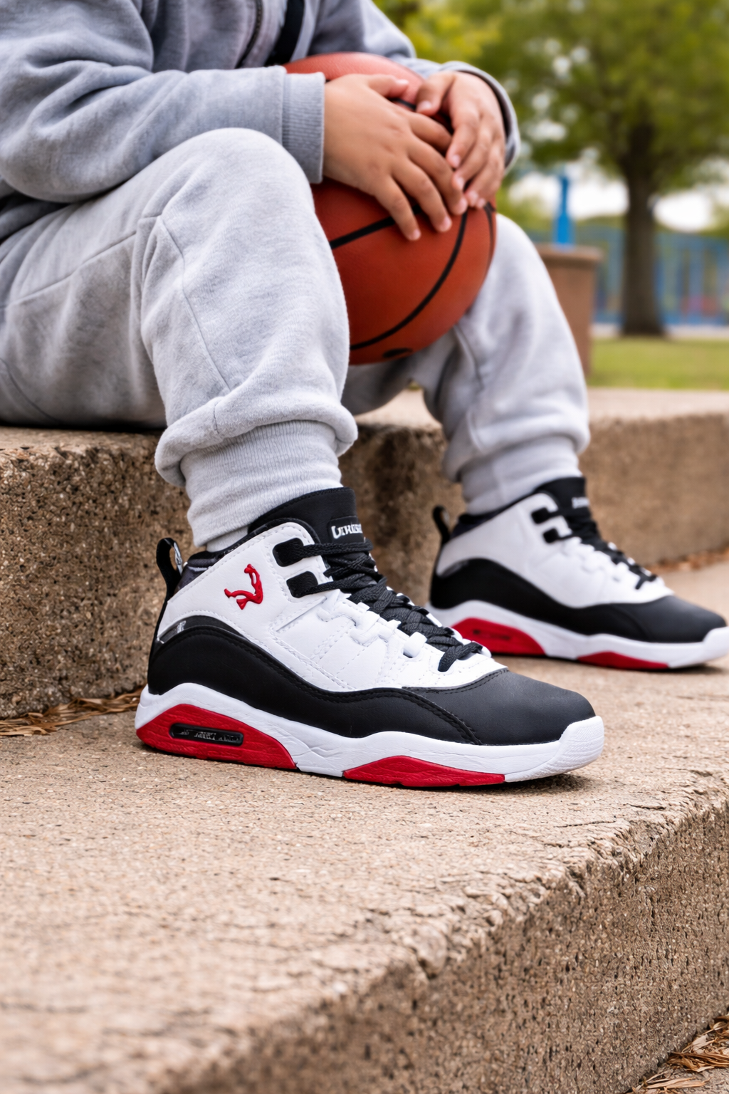 Shaq Q42 Full Press White Black Red Kids Sneakers – Limited Stock | Fast SA Delivery - Image 11