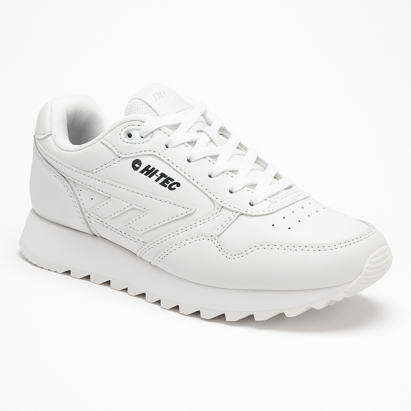 Hi-Tec Silver Shadow Men’s Sneakers – White on White