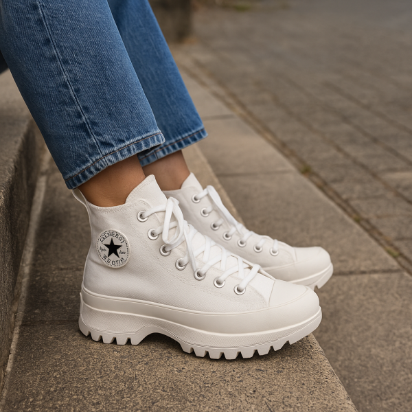Alternative view of Converse CTAS Lugged 2.0 Hi White-Egret