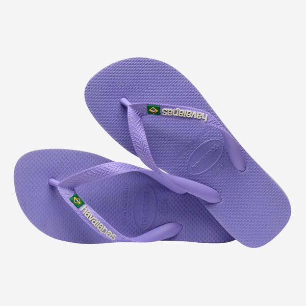 Alternative view of Havaianas H. Brasil Logo FC Purple