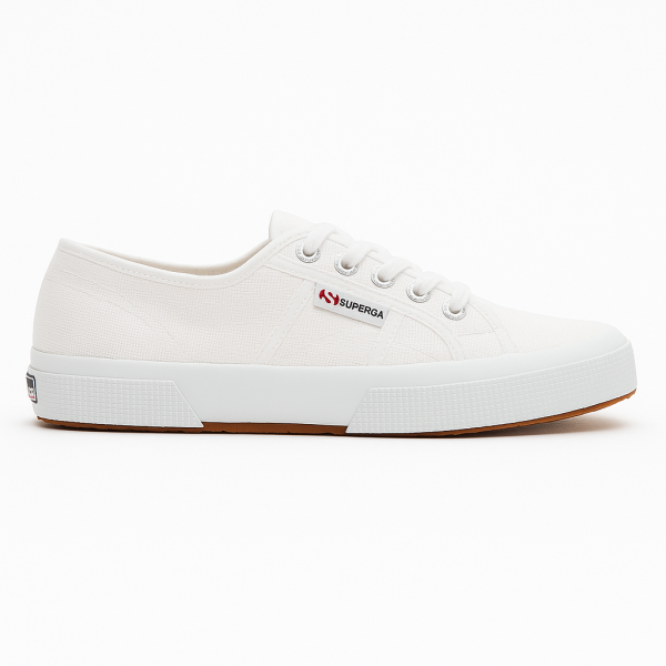 Superga 2750 Cotu Classic White Unisex Canvas Sneakers