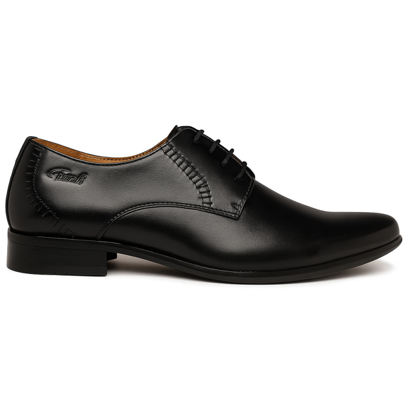 Gino Paoli Salvador – Black Leather Formal Shoe