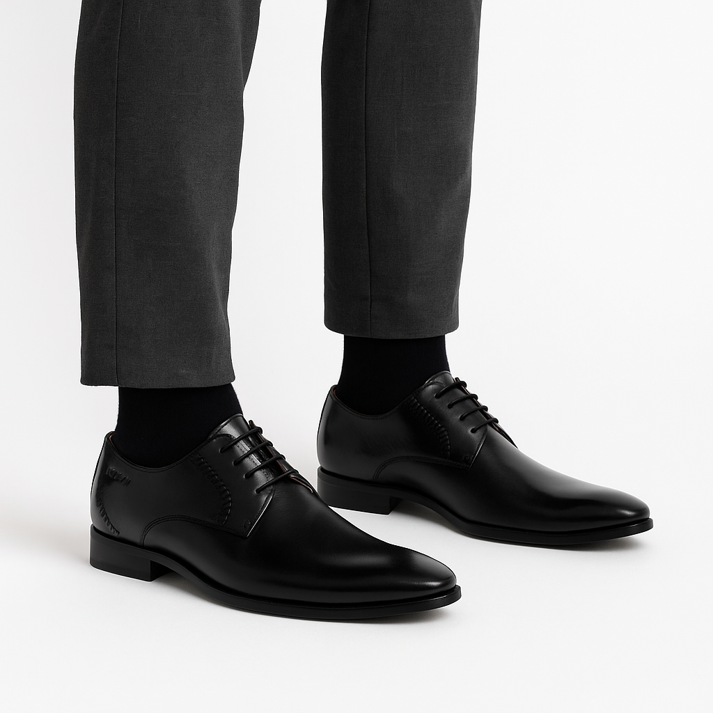 Gino Paoli Salvador – Black Leather Formal Shoe - Image 8