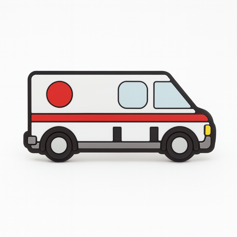 Alternative view of Jibbitz Ambulance