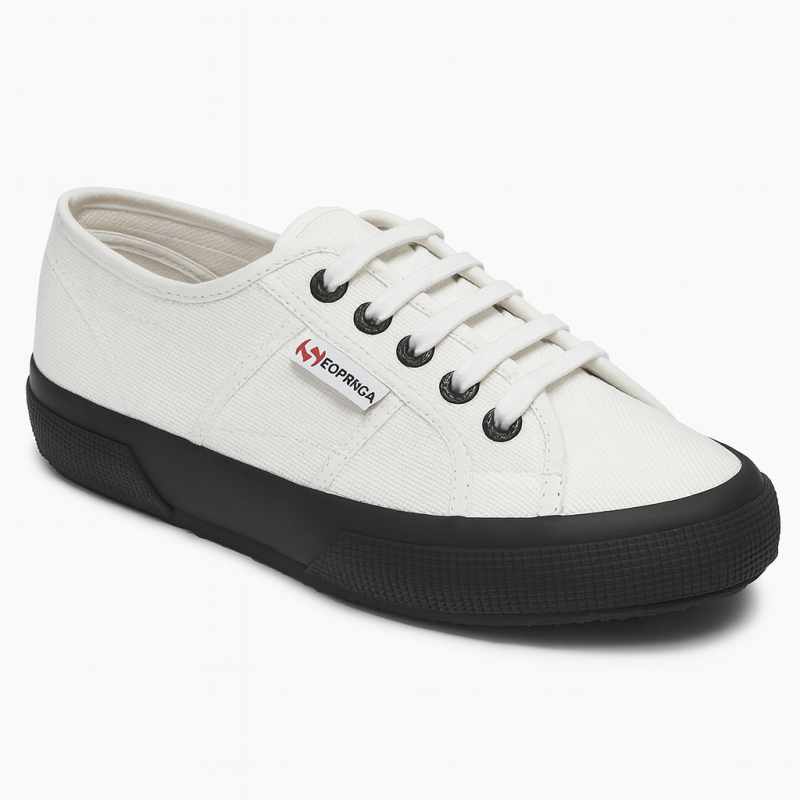 Superga 2750 Cotu Classic – Grey Light / Black Sole