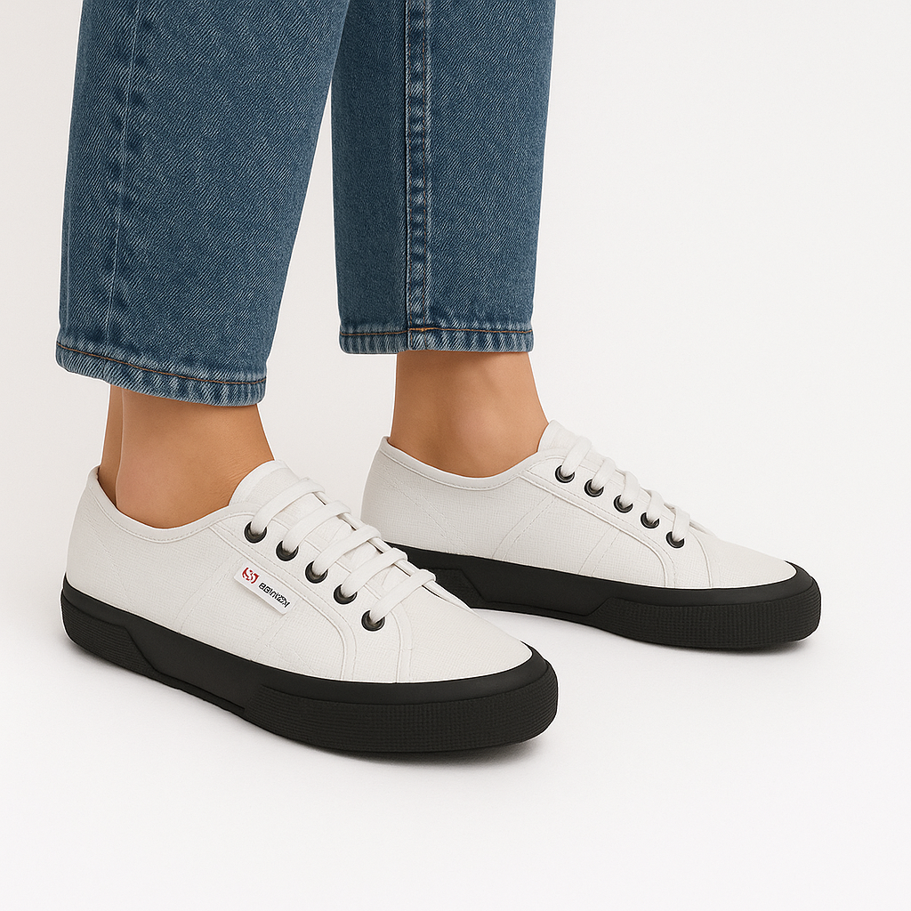 Superga 2750 Cotu Classic – Grey Light / Black Sole - Image 7