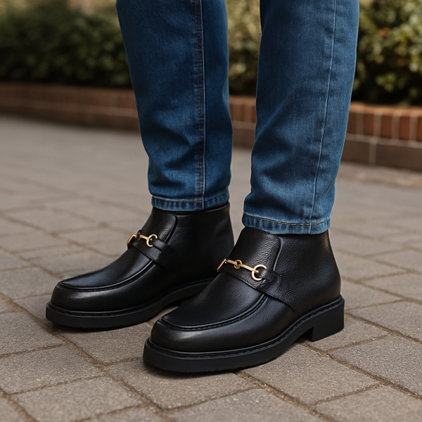 Alternative view of Jonathan D Leather J Finley Black – Men’s Smart Loafer