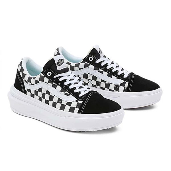 Alternative view of Vans Old Skool Overt CC Black Checker (Ladies)