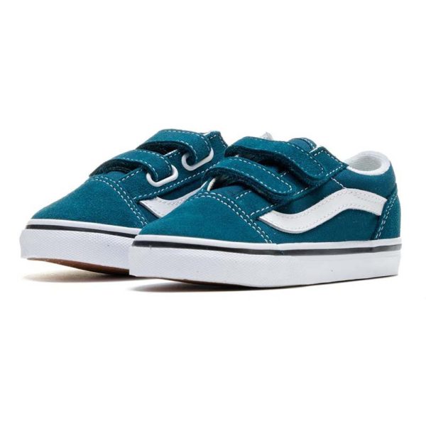 Alternative view of Vans Old Skool V Deep Teal (Infants)