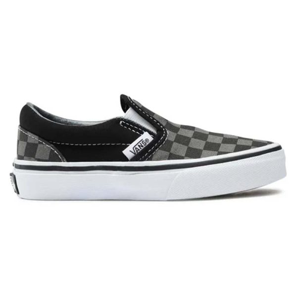 Vans Classic Slip-On Black Pewter (Kids)