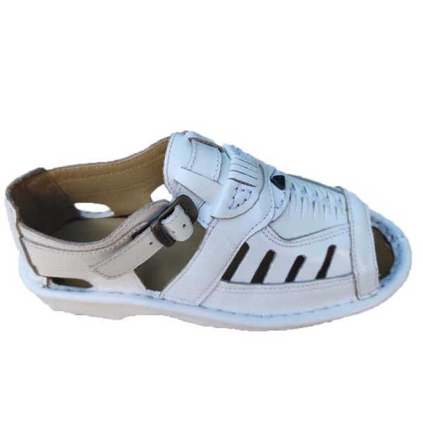 Omega Youth Sandal White