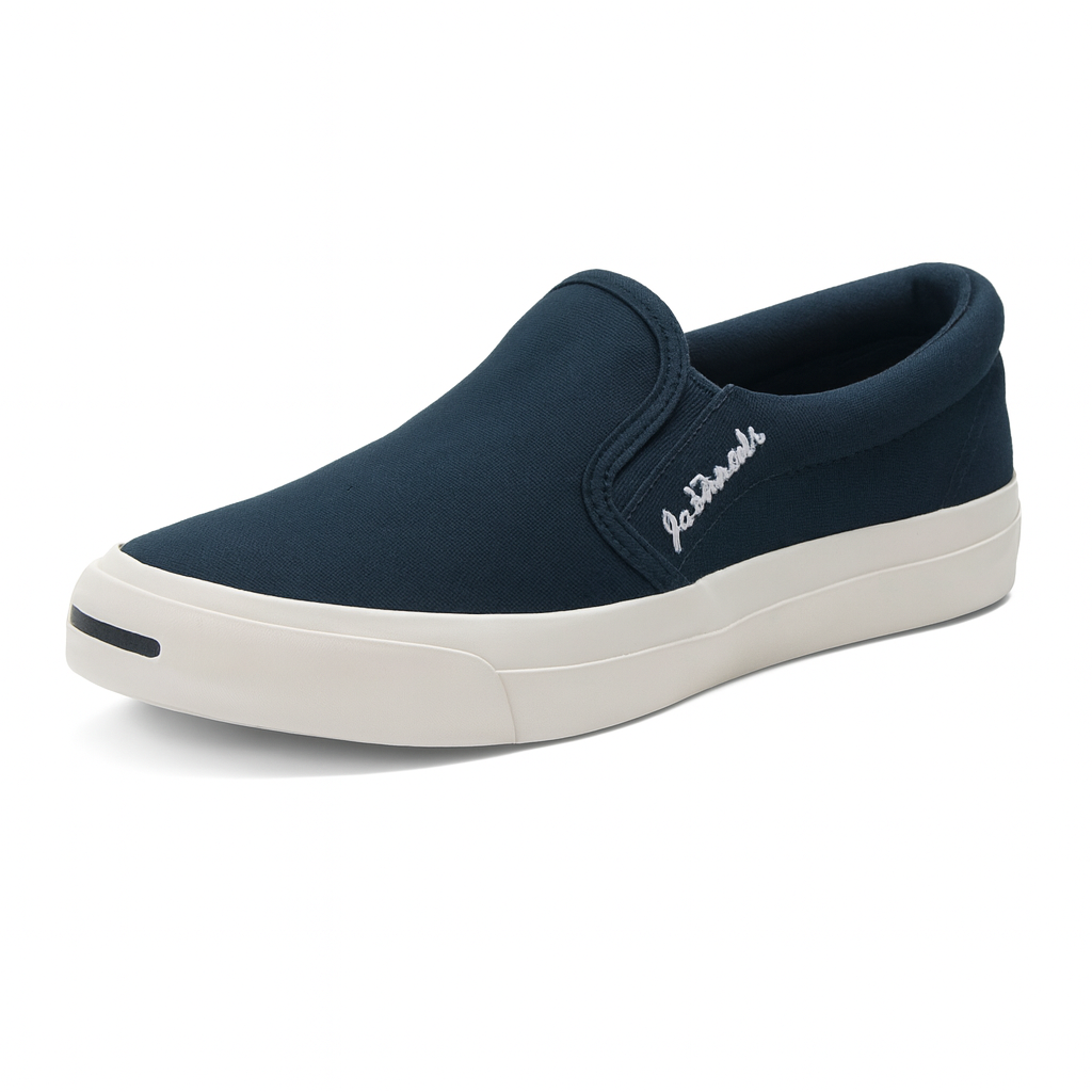 Jack Parcels Canvas Slip-On – Navy (Unisex) - Image 2