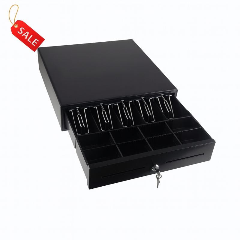 Postron Cash Drawer with 5 Bills and 7 Coins