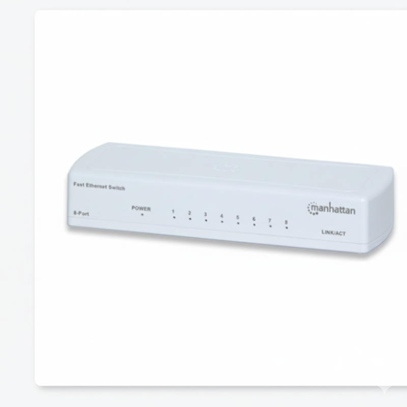 Manhattan 8 Port Fast Ethernet Switch