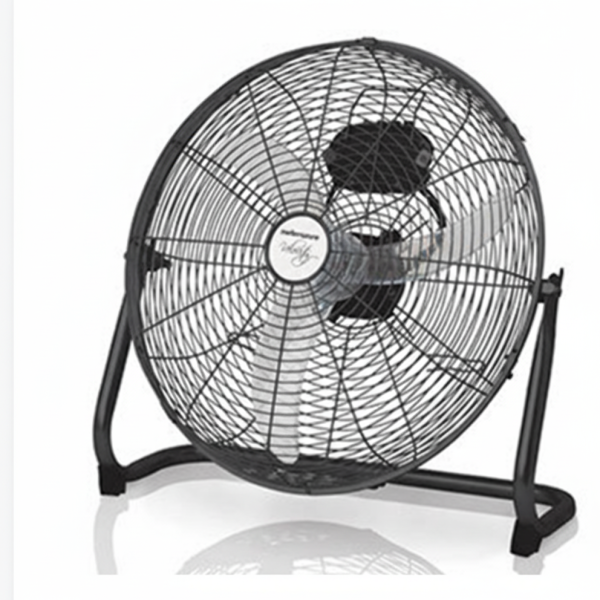 Mellerware Steel Black Hi Velocity 40cm 3 Speed Floor Fan