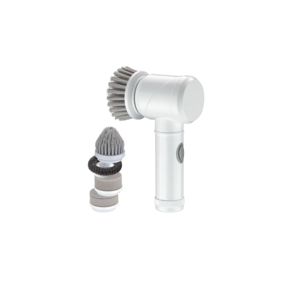 5-in-1 Electric Cleaning Brush – Cordless Bathroom & Kitchen Scrubber (Rechargeable)