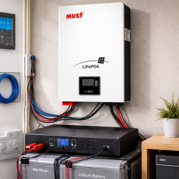 Solarix MUST 51.2V 100Ah LiFePO4 Lithium Battery – 4.8kWh Solar Storage Battery with BMS - Image 3