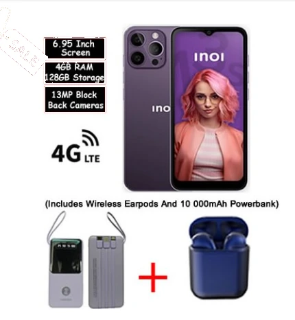 INOI Note 13s Octacore 128GB Storage 4GB Memory Android