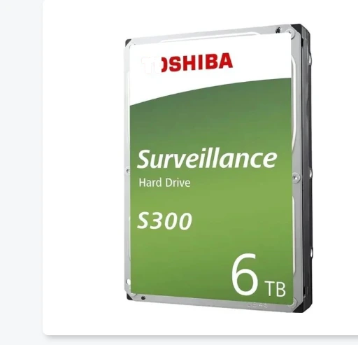 Toshiba S300 3.5-inch 6TB SATA III Surveillance Internal Hard Drive